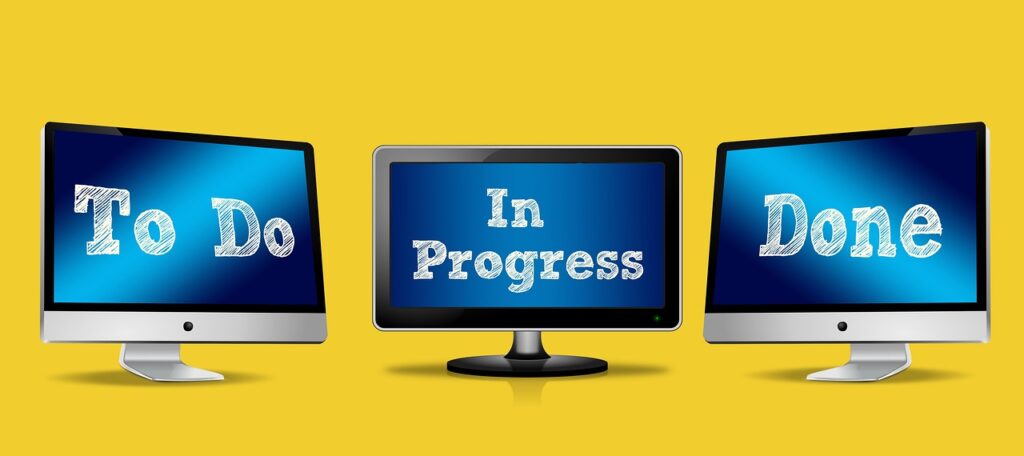 monitor, plan, done, to do, in graduate, project, company, planning, business, office, work, done, done, done, done, done-4094937.jpg